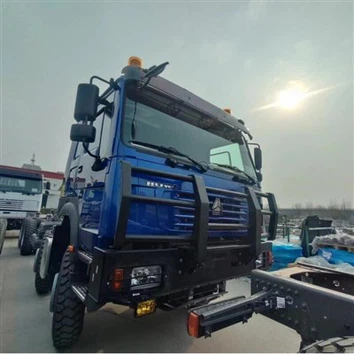 Casis Lori Howo 8x4 Dengan Bampar Hadapan Untuk Pasaran DR Congo